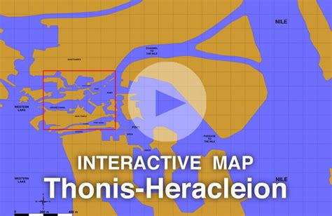 heracleion location|Interactive map of Thonis.